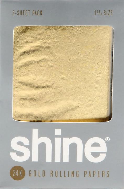 Shine 24K Gold Rolling Papers 2 pieces