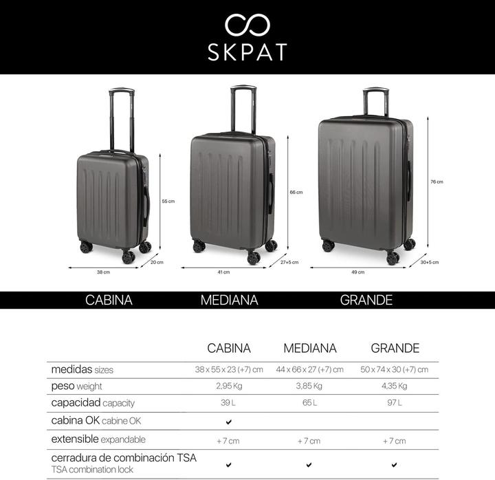 Produktbild Skpat Handgepäckkoffer (39 l)