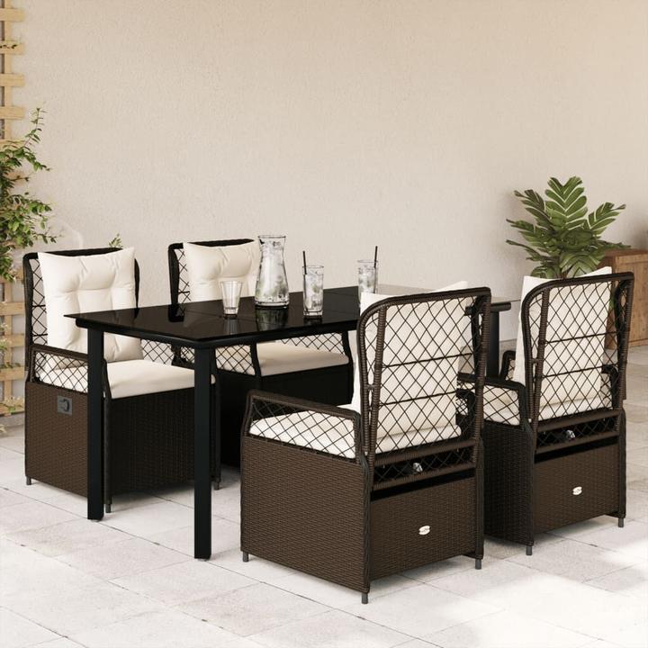 Produktbild vidaXL Garten Essgruppe (160 x 80 x 74 cm)