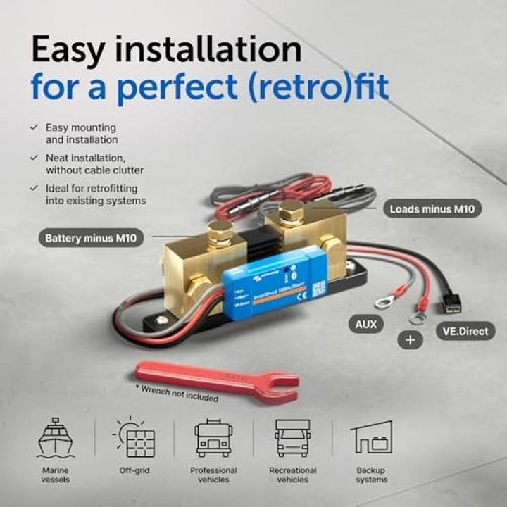 Actual product image Victron Energy Smart Shunt 1000A/50mV - IP65