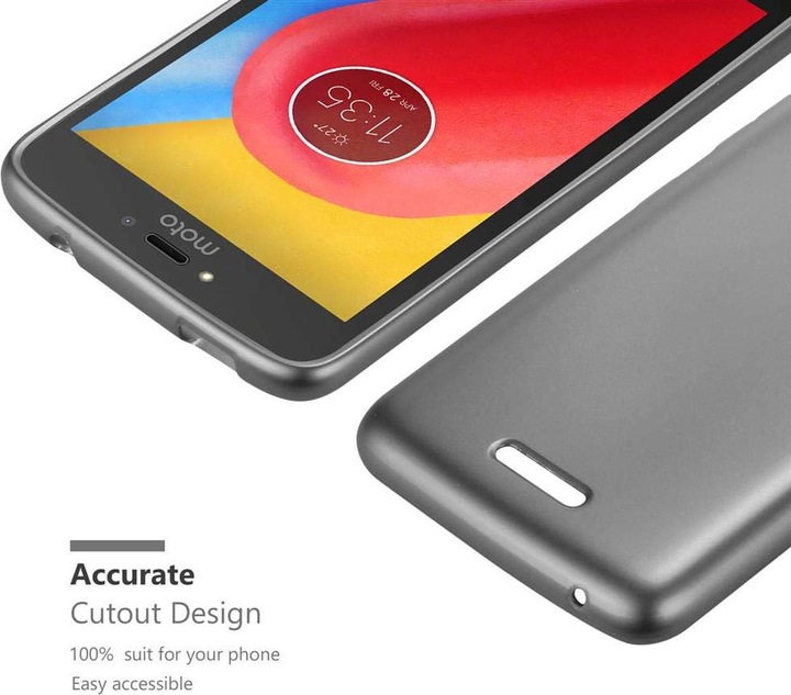 Produktbild Cadorabo TPU Matt Metallic Cover (Motorola Moto C)