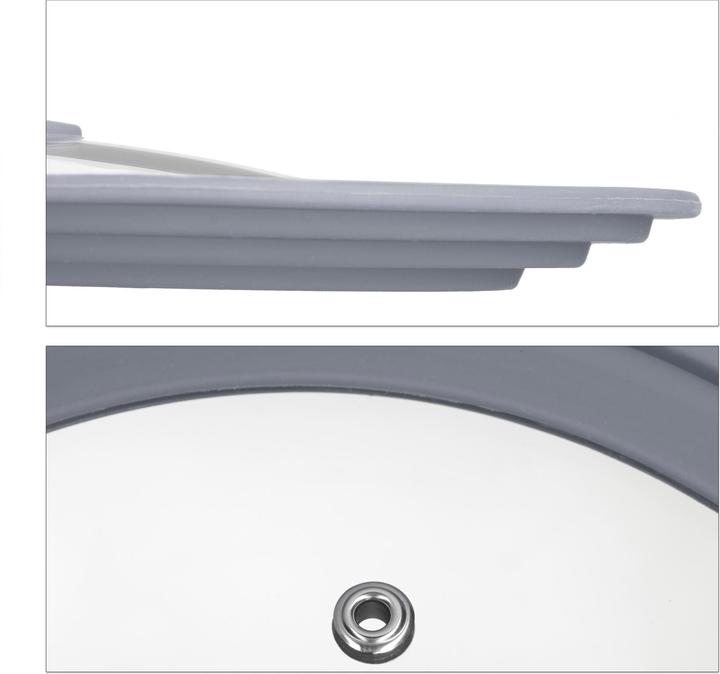 Image du produit Relaxdays Couvercle pour casserole dégradé, verre (26 cm, Verre)
