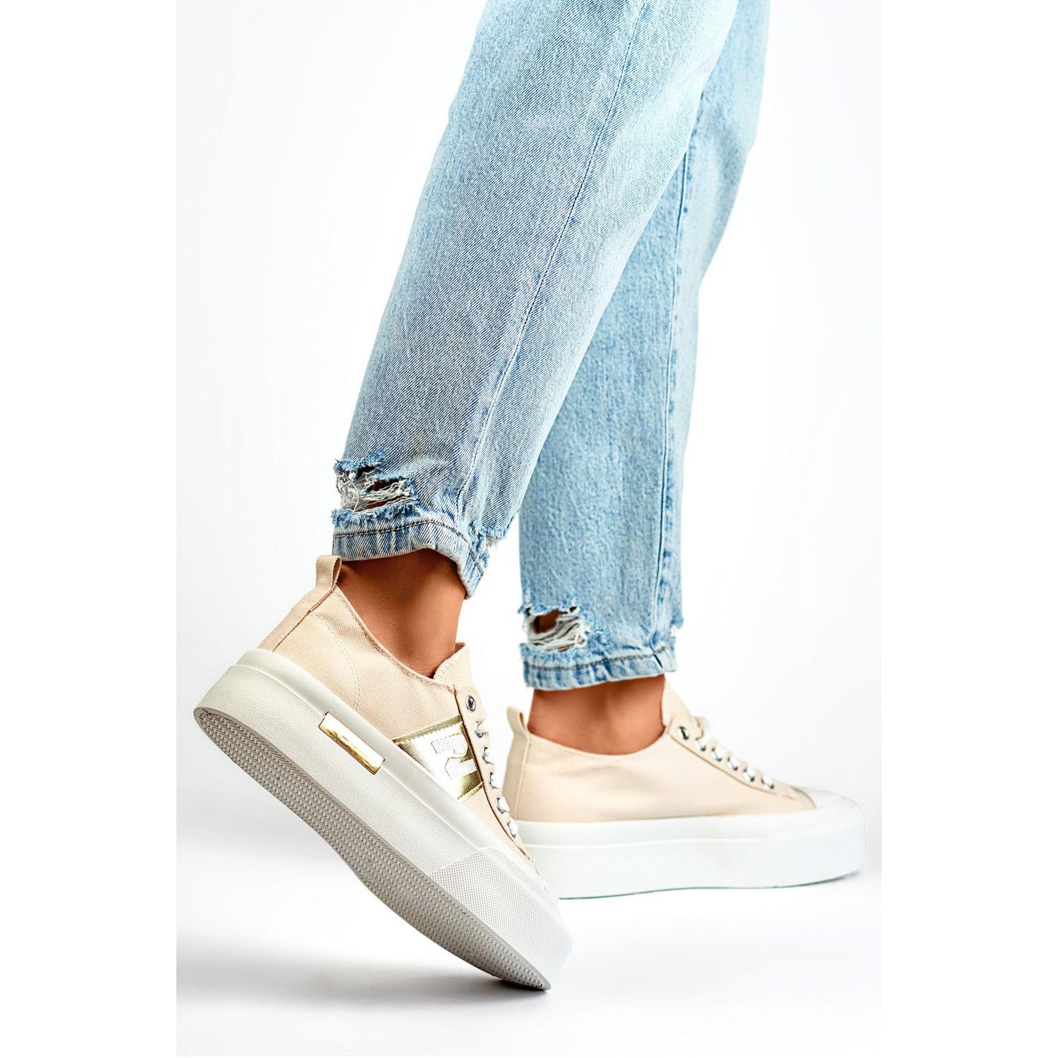 Thumbnail - Primo, Damen, Sneaker, Sneakers model, Beige, (39)