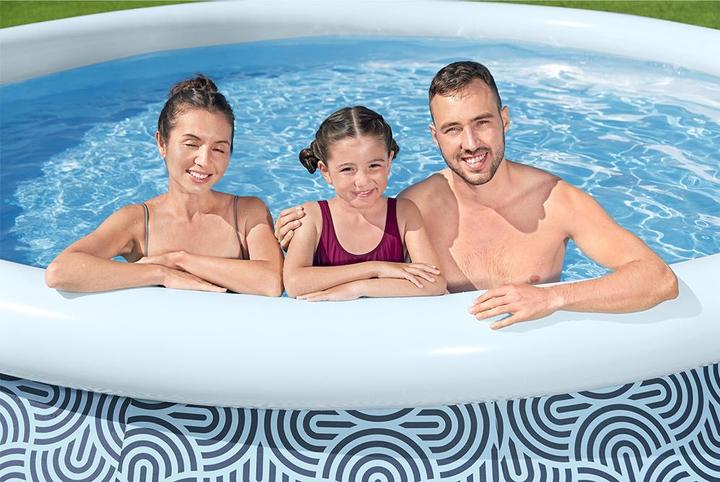 Actual product image Bestway Fast Set Round Inflatable Pool S et 4.57 m x 84 cm (457 x 84 cm)