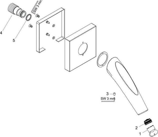 Produktbild Axor Starck Organic Wanneneinlauf