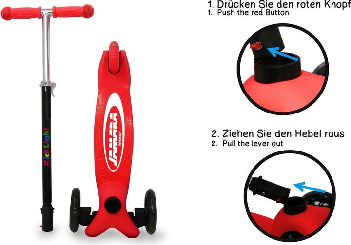 Produktbild Jamara KickLight Scooter rot