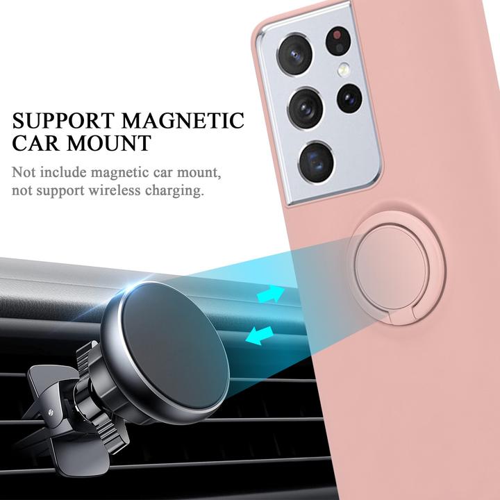 Image du produit Cadorabo TPU Liquid Ring Silicone Case Cover (Samsung Galaxy S22 Ultra)