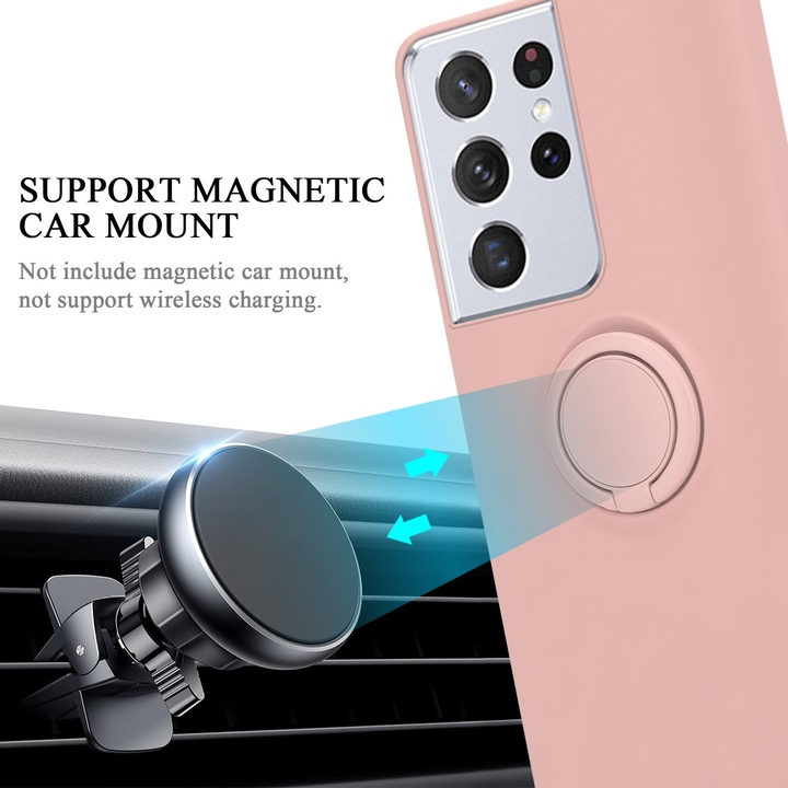 Actual product image Cadorabo TPU Liquid Ring Silicone Case Cover (Samsung Galaxy S22 Ultra)