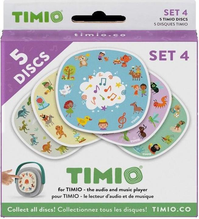 Produktbild Timio Audio Disc Set 4 (Chinesisch, Deutsch, Englisch, Französisch, Isländisch, Italienisch, Multilingual, Portugiesisch, Spanisch)