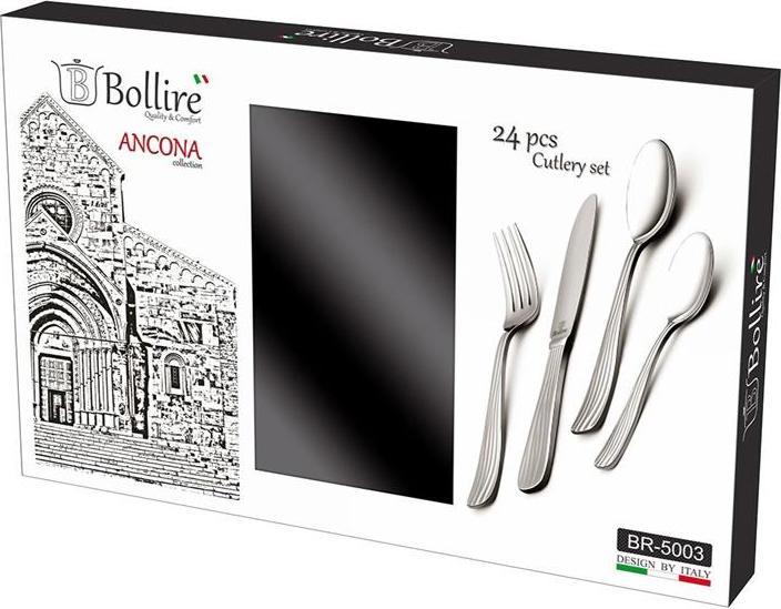 Produktbild Bollire Cutlery set 24pcs PESCARA stainless stee (24 Stück, Besteck Set)
