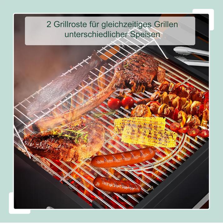 Produktbild Relaxdays Holzkohlegrillwagen (56.50 cm)