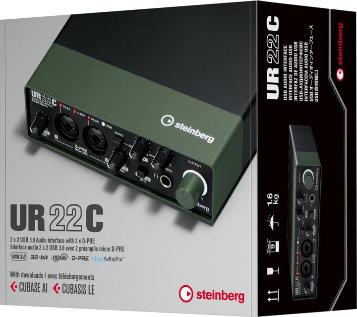Image du produit Steinberg UR22C Vert (USB)
