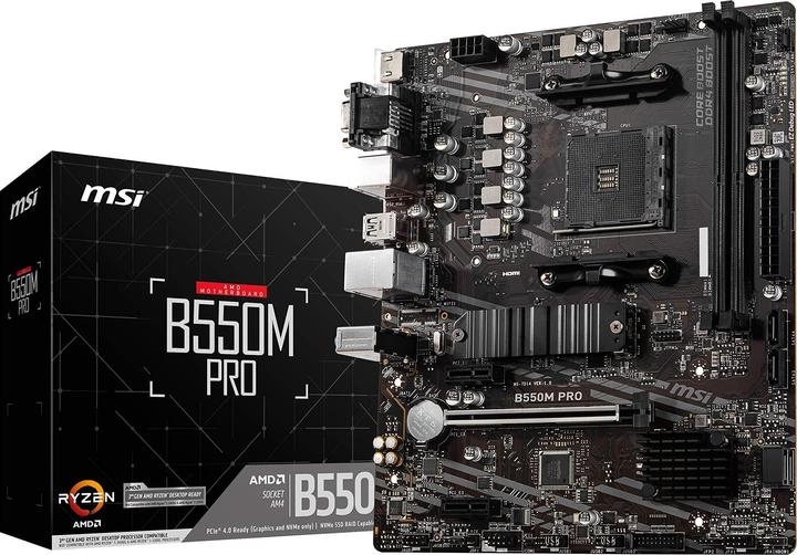 Actual product image MSI MAG B550M MORTAR WIFI (AM4, AMD B550, mATX)