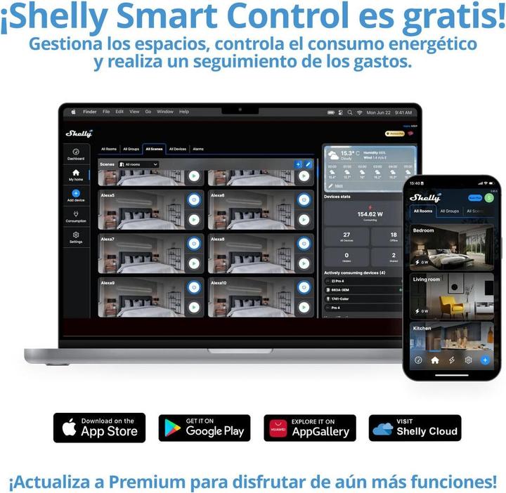 Produktbild Shelly BLU TRV x1 + BLU Gateway Gen3