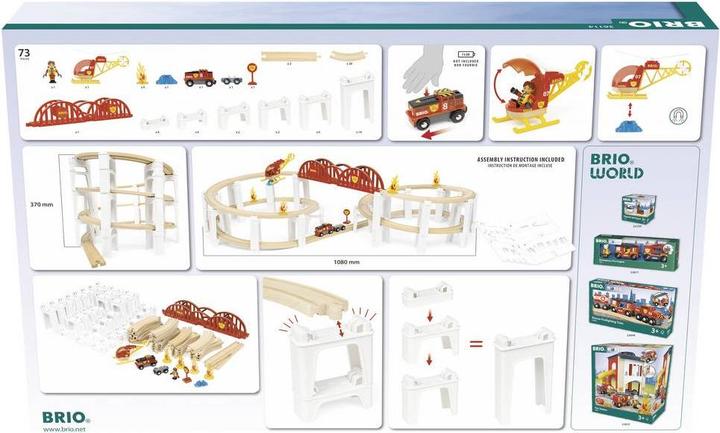 Actual product image Ravensburger BRIO World – 36114 Grosses Spiralenset| Spielzeuglok-Set für Kinder ab 3 Jahren