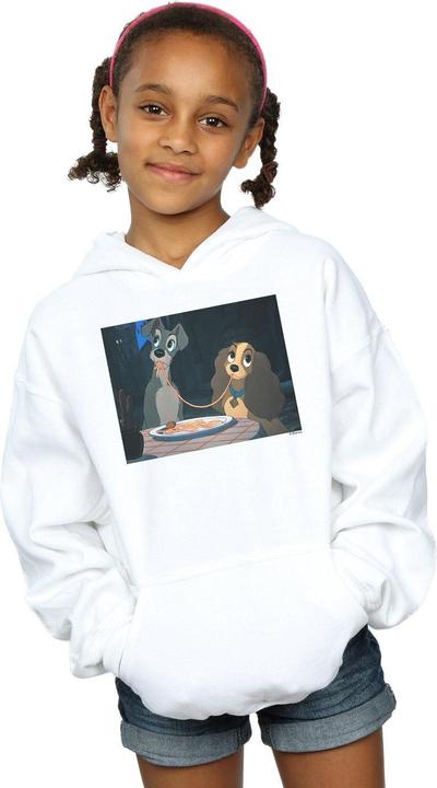 Produktbild Disney Lady And The Tramp Spaghetti Slurp Kapuzenpullover Mädchen (152, 158)