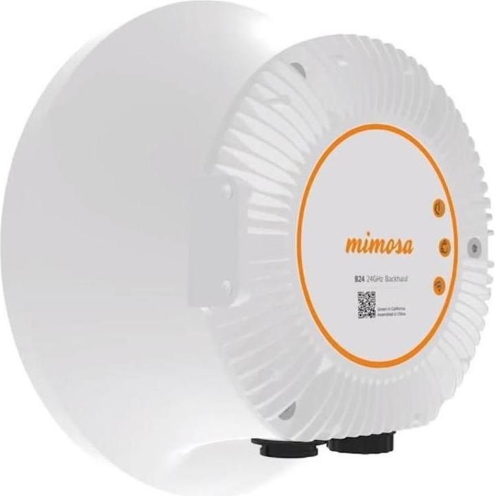 Image du produit Mimosa 100-00074(B24) - B24 Backhaul point à point, 24 GHz, 33dbi, jusqu'à 1,5 Gbps