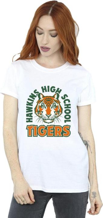 Immagine prodotto Netflix Stranger Things Hawkins Arch Tiger Maglietta Ampia Donna (3XL)