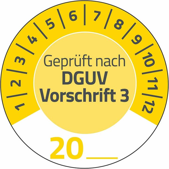 Productafbeelding Avery -Zweckform 80 st. testbadge 20XX Geel (Ø) 30 mm 30 mm
