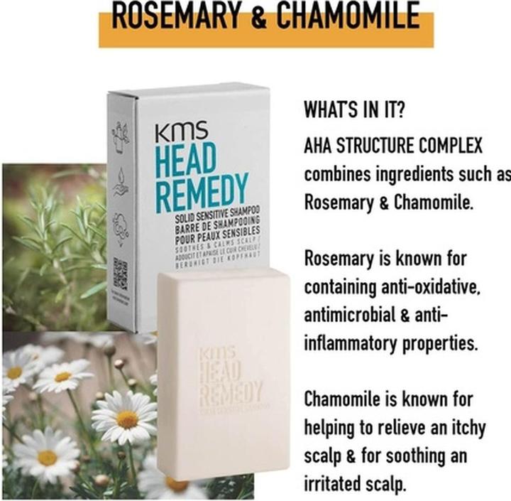 Image du produit KMS California Headremedy - Shampooing Solid Sensitive (75 ml, Shampoing solide)