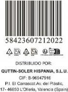 Actual product image Quttin kitchen machete 17.5cm sybarite (17.50 cm)