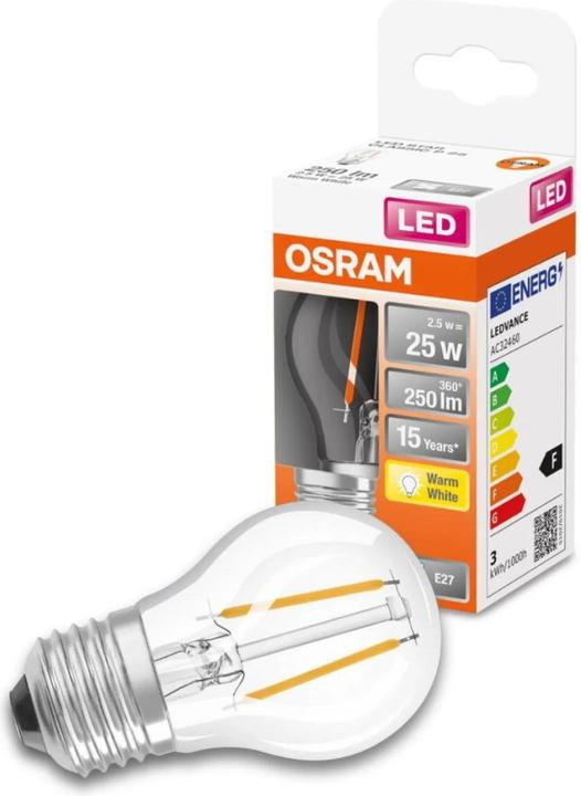 Produktbild Osram Led Retrofit Classic P (E27, 2.50 W, 250 lm, 1 x, F)