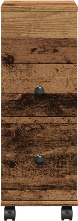 Produktbild vidaXL Badschrank Schmal mit Rollen -Optik