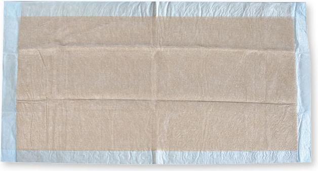 Actual product image Hygostar Bed underlay | 60 x 40 cm | 12-ply | absorbent & waterproof (200 x)