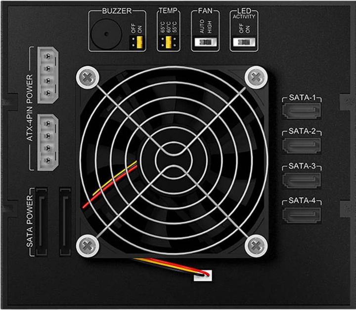 Produktbild Icy Box IB-564SSK Backplane 4x3,5"