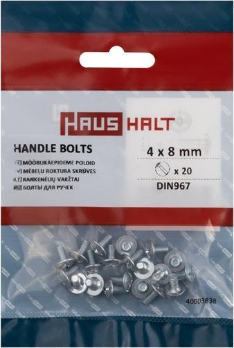 Produktbild Haushalt HANDLE BOLT 4X8 MM. ZN. 20 PCS (20 Stk.)