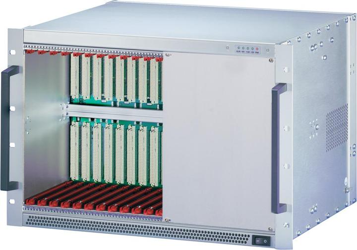 Produktbild Schroff 7 HE, 12 Slot, für Transition Module - BGTR VME 7HE (1/2+6+1/2)12SL