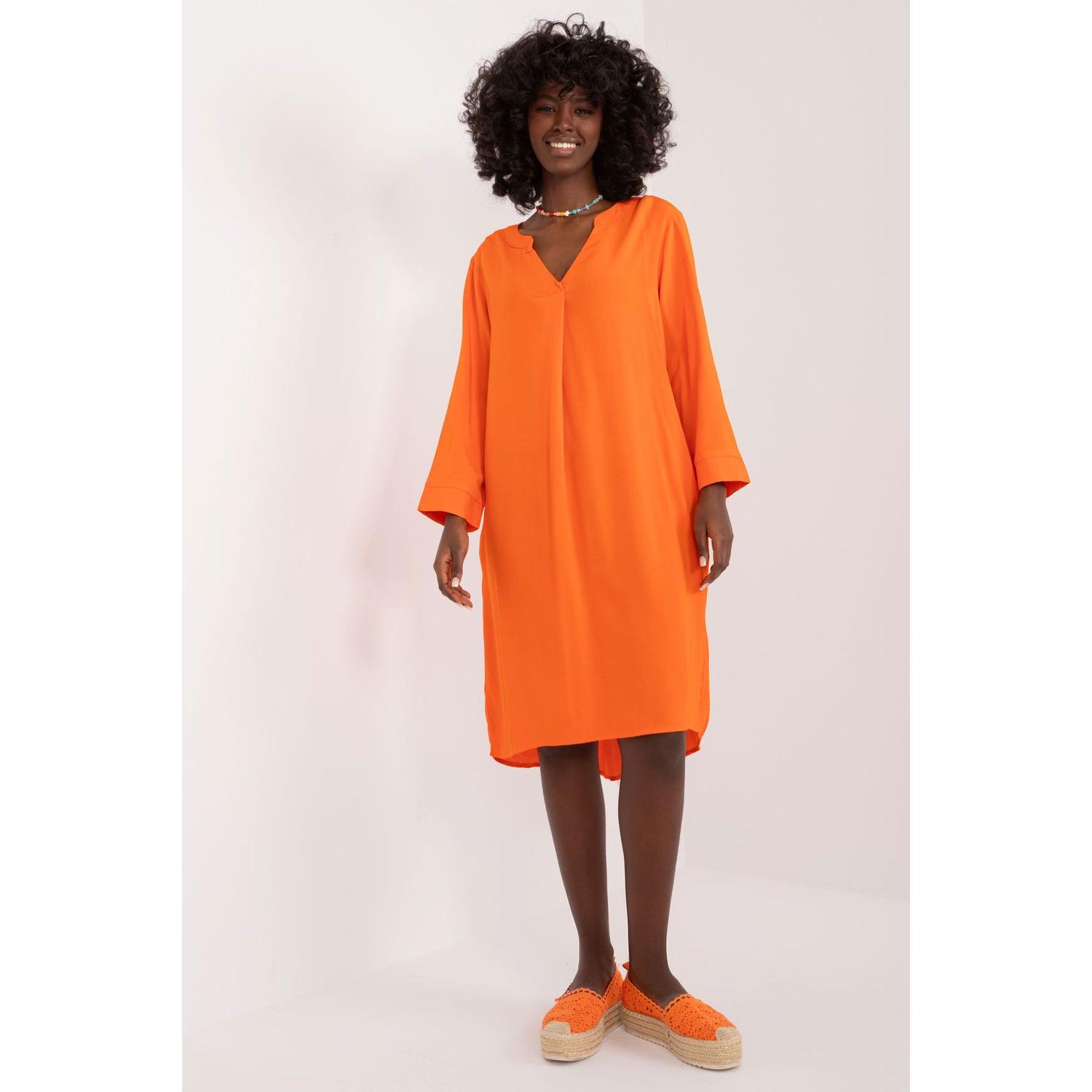 Sublevel, Damen, Kleider, Alltagskleid model, Orange, (S)