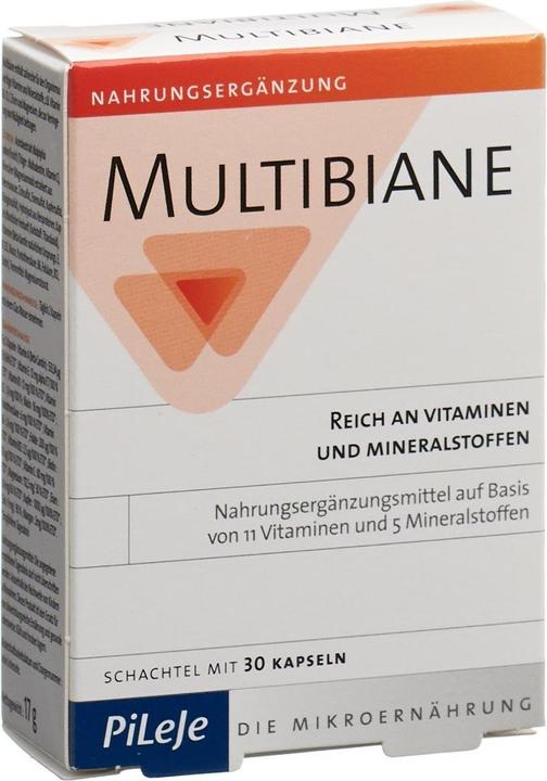 Actual product image PiLeJe MULTIBIANE Caps 30 Capsules (30 Piece, Capsules, 34 g)