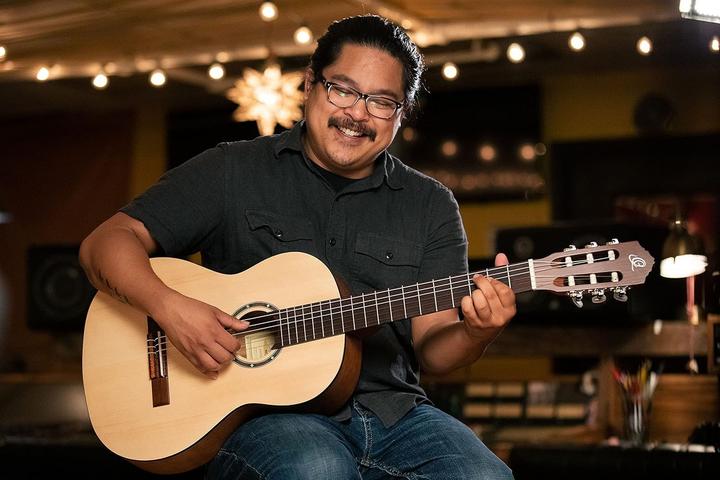 Actual product image Ortega Family Series Pro Solid Top Nylon Classical Guitar (Classical guitar, Solid ceiling)