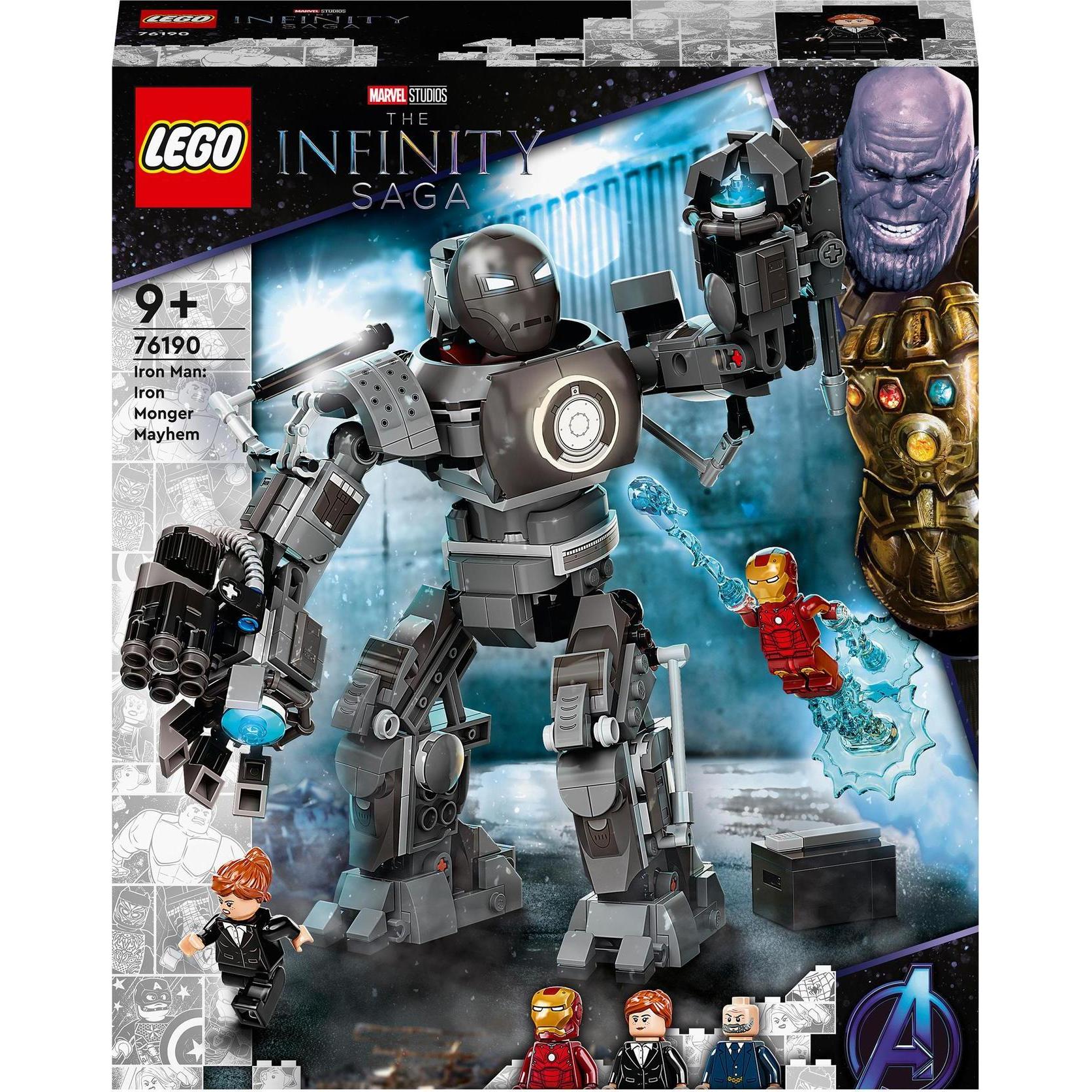 LEGO Iron Man und das Chaos durch Iron Monger (76190, LEGO Marvel) (76190)
