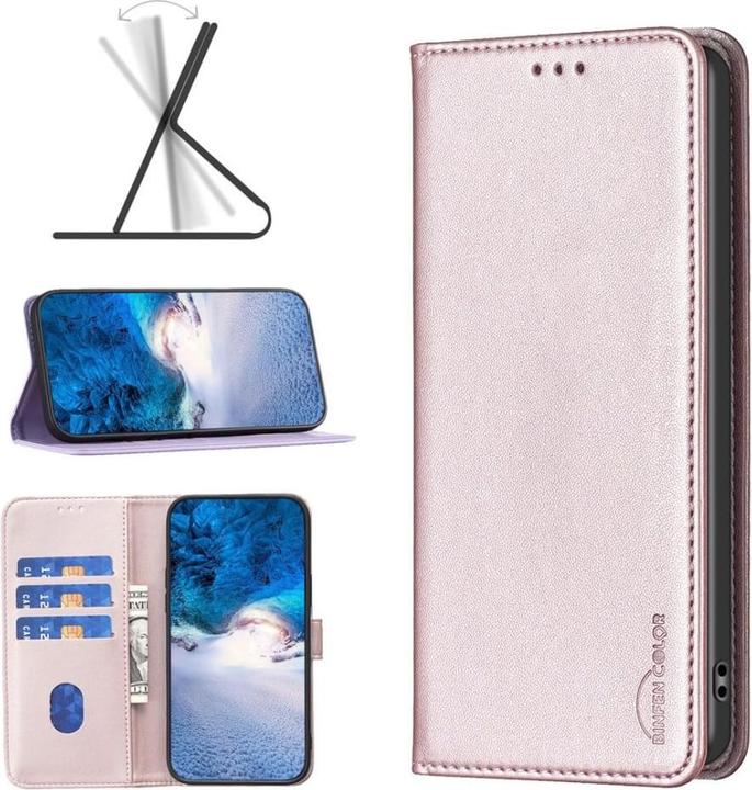 Produktbild Binfen Color Xiaomi Redmi Note 13 4G - BINFEN Flip Case Hülle rosa (Xiaomi Redmi Note 13 4G)
