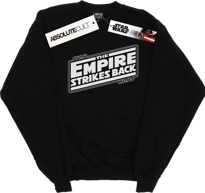 Actual product image Star Wars Womens/Ladies The Empire Strikes Back Logo Sweatshirt (S)