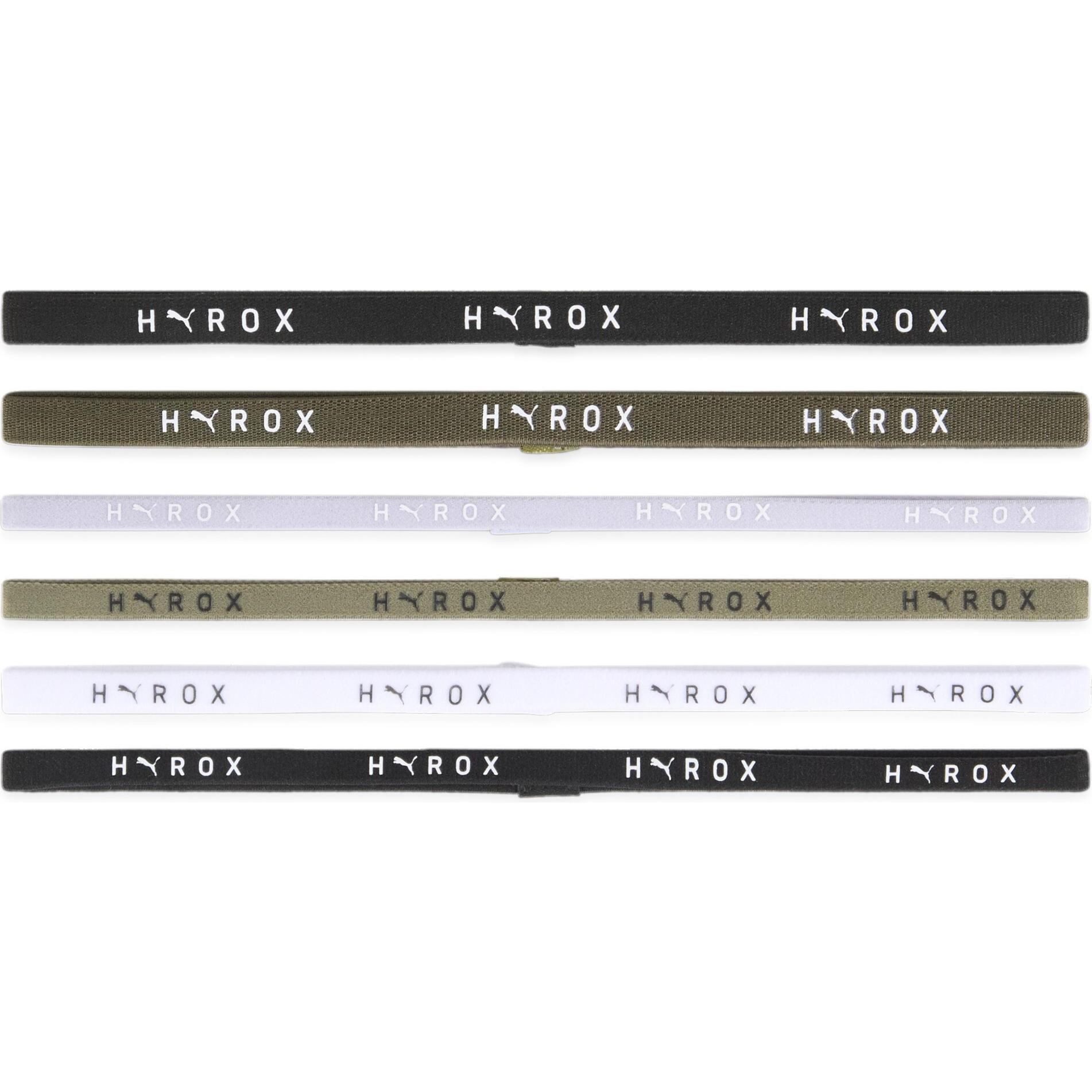 Puma, Herren, Stirnband, HYROX Hairbands (6pcs), Schwarz