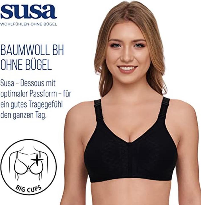 Actual product image Susa Comfort Plus Topsy bra without underwire (Single pack, 95 C)
