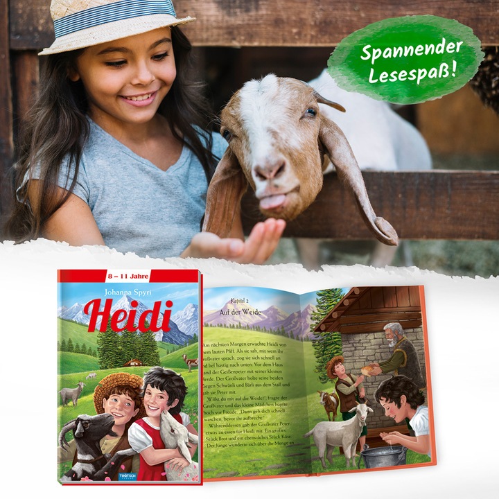 Immagine prodotto Heidi (Tedesco, Giovanna Spyri, 2017)