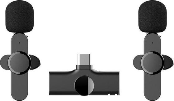 Produktbild Lippa Dual Wireless Lavalier Microphone With USB-C Connector