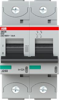 Actual product image ABB S802B-K32 high-performance miniature circuit-breaker