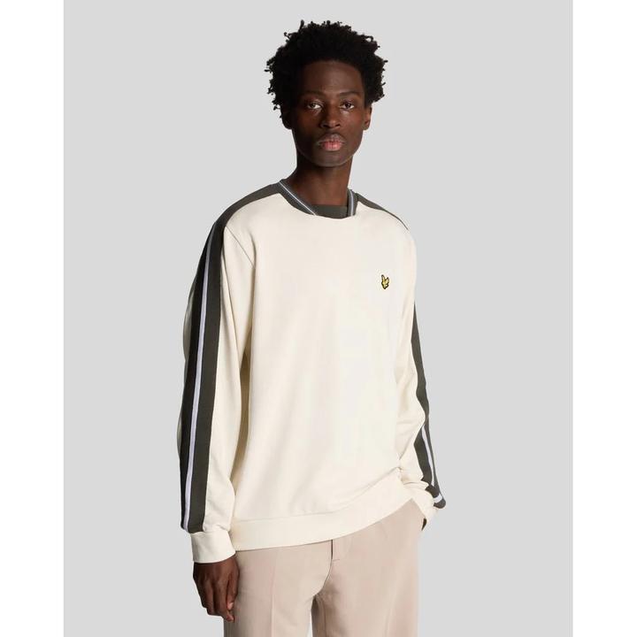 Actual product image Lyle and Scott Contrast Stripe Sweatshirt (L)