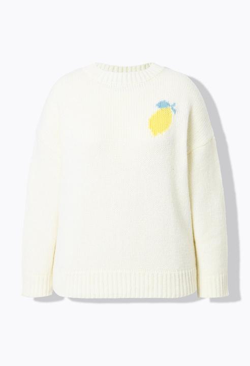 Image du produit Studio Untold Pull oversize, motif citrons dans le dos (60)