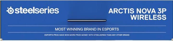 Actual product image SteelSeries Arctis Nova 3PW Black (Wireless)