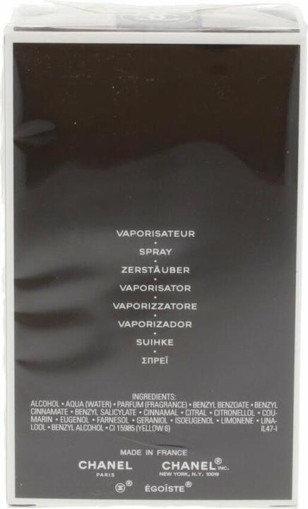 Actual product image Chanel Égoist (Eau de toilette, 100 ml)