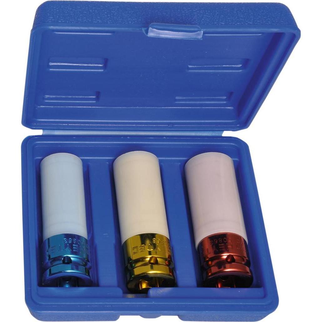 HEYTEC, Steckschlüssel + Stecknuss, Impact-Steckschlüsselsatz 17/19/21 mm (21 mm)