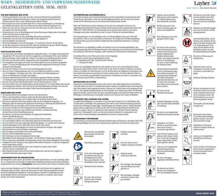 Actual product image Layher Teleskopleiter TOPIC 1058024 (Telescopic ladder)