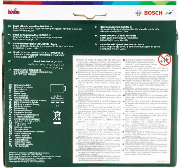 Produktbild Theo Klein Handwerker Bosch Akkuschrauber Ixolino III