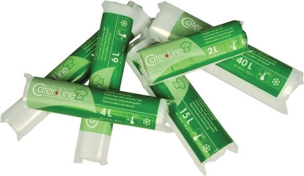 Productafbeelding Diepvrieszakken, plastic, 10 l, 53 x 28 cm, rol met 25 zakken
